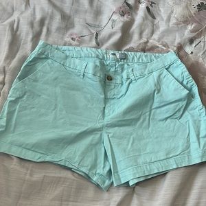 Old navy aqua blue shorts size 16